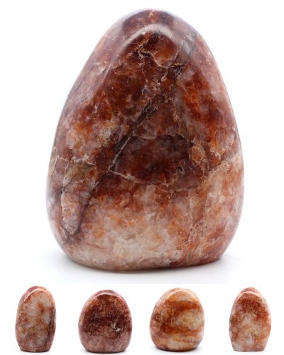 Gepolijst rood kwarts Madagaskar collection september 2023