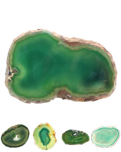 Groene agaat Brazilië collection maart 2026