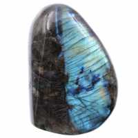 Labradoriet steen in blauwe kleur