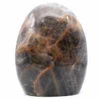 Freeform zwarte maansteen microline steen