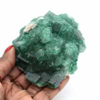 Fluoriet kubieke natuurlijke kristallen