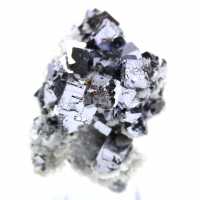 Sfaleriet-, calciet- en galenakristallen