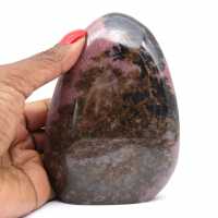 Gepolijste Rhodonite rots