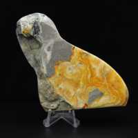 Grote decoratie van natuursteen in de vorm van een hommeljaspis