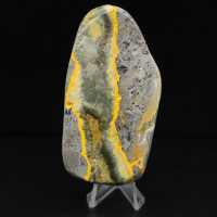 Gladde steen, jaspis, hommel, natuurlijk ornament