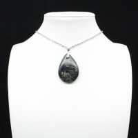 Kambamba Jasper Teardrop-hanger
