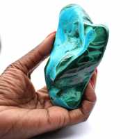 Gepolijste Chrysocolla Decoratie