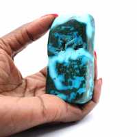 Natuurlijk gepolijst Chrysocolla-steen