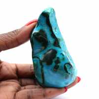 Gepolijste chrysocolla natuursteen