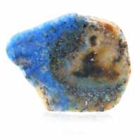 Azuriet malachiet plak voor mineralenverzameling