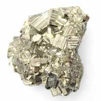 Pyriet uit Peru ruw mineraal