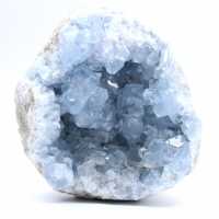 Decoratieve blauwe celestiengeode uit Madagaskar