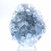 Blauwe celestien uit natuurlijke geode van Madagaskar