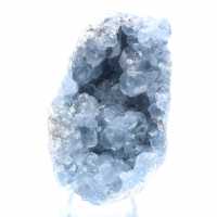 Blauwe celestienkristallen uit Madagaskar