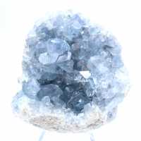 Hoogwaardige Madagaskar blauwe celestiet geode