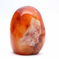 Gepolijste carneool miniatuur - verzamelobject van natuursteen (Madagaskar)