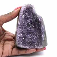 Amethist Brazilië: Mini-geode voor decoratie en wetenschap