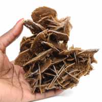 Gekristalliseerde bruine bariet uit Marokko