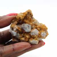 Zeer klein exemplaar van Fluoriet: Groene kristallen uit Marokko Zeer klein exemplaar van Fluoriet: Groene kristallen uit Marokko