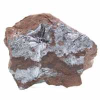 Groot stuk gekristalliseerde pyrolusiet uit de collectie