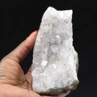 Kwarts- en goethietexemplaar uit Marokko, draadgeode