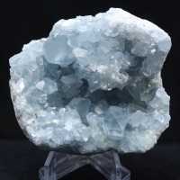 Cluster van celestienkristallen - Herkomst: Madagaskar