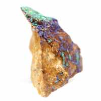 Ruwe azurietmalachiet uit Marokko