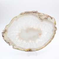 Plakje gestreepte chalcedoon