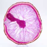 Natuurlijke roze getinte agaatplak