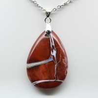 Exemplaar van rode jaspis uit Madagaskar