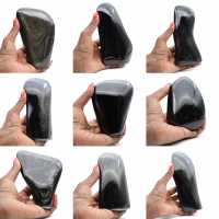 Vrije vorm Gouden Obsidiaan Vrije vorm Gouden Obsidiaan