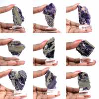 Natuurlijke fluoriet pyriet plak ideaal voor verzameling