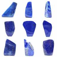 Decoratief gepolijst lapis lazuli blok