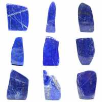 Decoratief gepolijst lapis lazuli blok