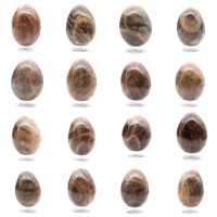 Zwarte maansteen - Microklien ei 455 g