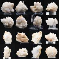 Marokkaanse bloemkwarts met goed gedefinieerde kristallen.