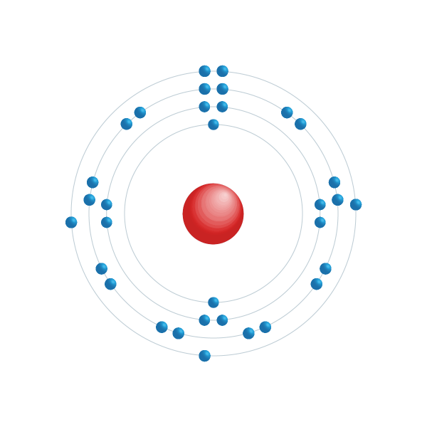 arsenicum Elektronisch configuratiediagram arsenicum Elektronisch configuratiediagram