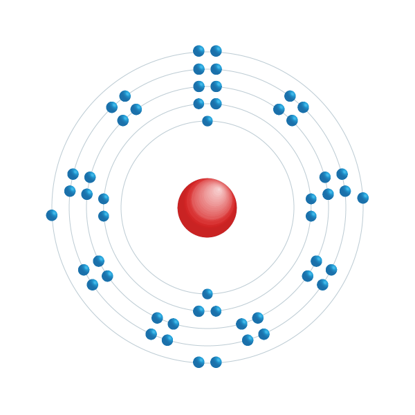tellurium Elektronisch configuratiediagram tellurium Elektronisch configuratiediagram