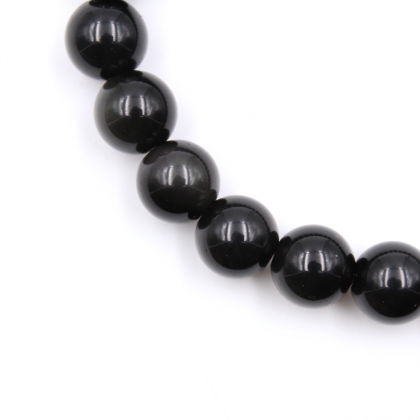 Obsidiaan armband 8 mm