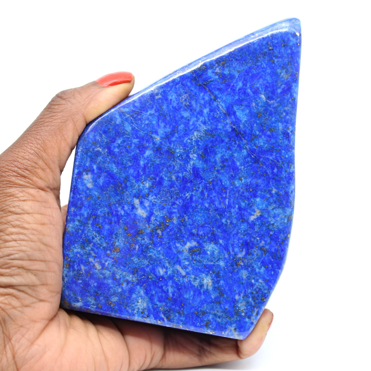 Natuurlijke gepolijste lapis lazuli steen