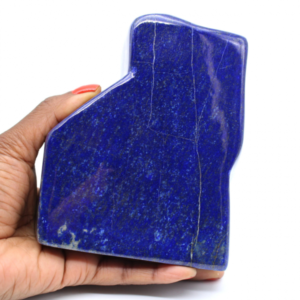 Groot gepolijst lapis lazuli-blok voor verzameling