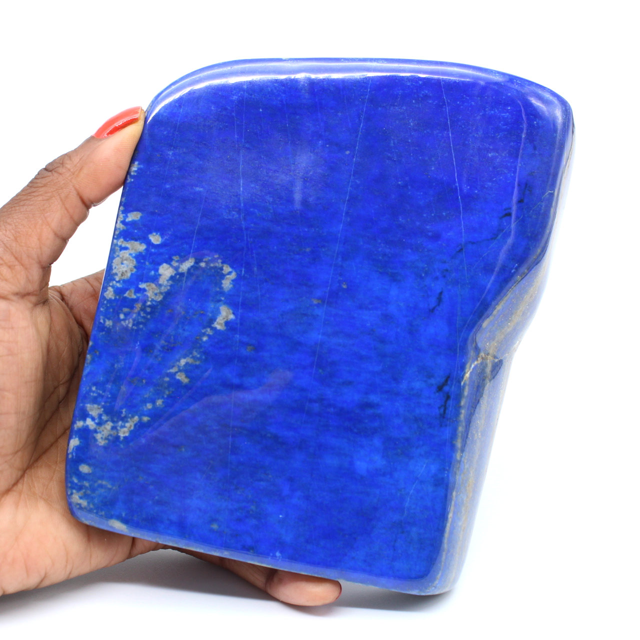 Groot gepolijst lapis lazuli blok