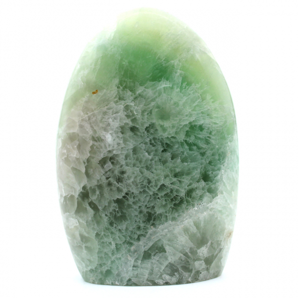 Gepolijste groene fluorietsteen