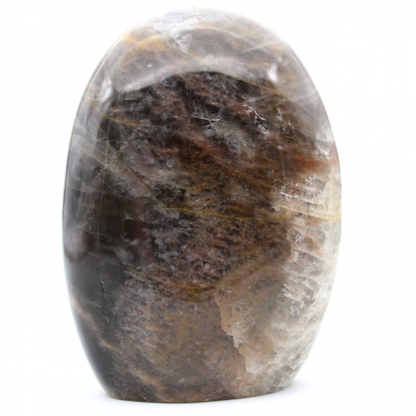 Freeform zwarte maansteen microline steen