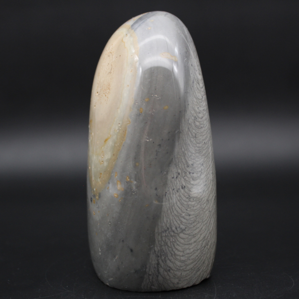 Grijs lint jaspis steen vrije vorm