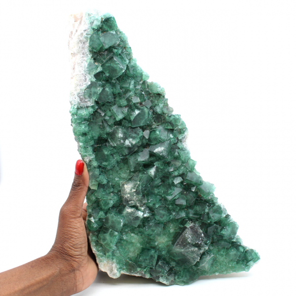 Groene fluoriet uit Madagaskar van bijna 4 kilo