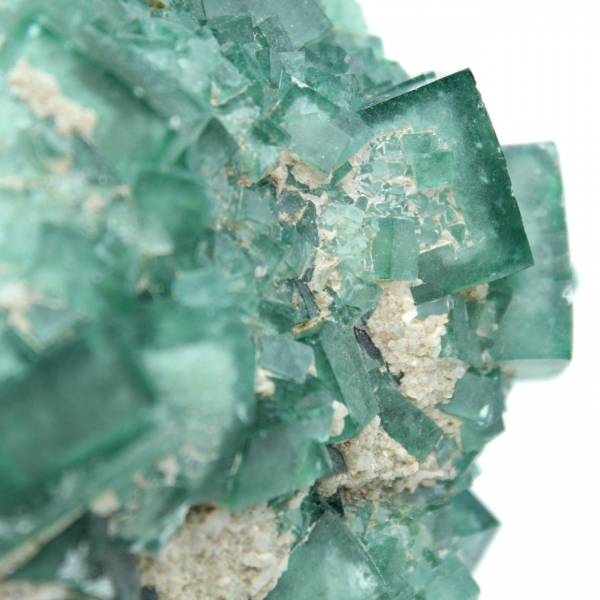 Madagascar groene fluoriet kristalsteen