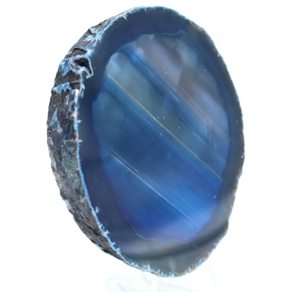 Mineraal blauwe agaat decoratie