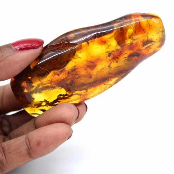 Amber stenen kiezelsteen