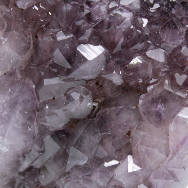 Amethist kristallen op basis